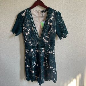 NWT Missguided Lace Romper